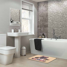 Cargar imagen en el visor de la galería, Alfombrilla de baño antideslizante (versión gruesa) personalizado con patrón foto texto