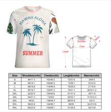 Cargar imagen en el visor de la galería, Camiseta NT unisex de cuello redondo y ajuste regular de manga corta personalizado con patrón foto texto (impresión de imágenes múltiples)