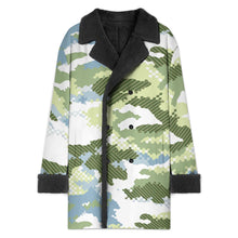 Cargar imagen en el visor de la galería, Gabardina cruzada con cuello sastre para hombre MWL510 personalizado con patrón foto texto