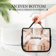 Cargar imagen en el visor de la galería, Neceser colgante con gancho en forma de S y asa, neceser totalmente impreso y personalizado con patrón foto texto