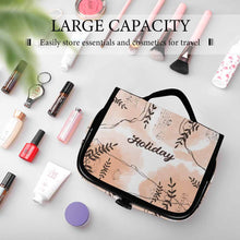 Cargar imagen en el visor de la galería, Neceser colgante con gancho en forma de S y asa, neceser totalmente impreso y personalizado con patrón foto texto