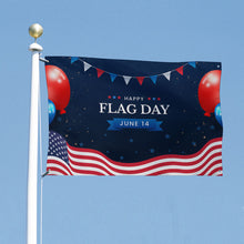 Cargar imagen en el visor de la galería, Bandera con un agujero en cada esquina personalizado con patrón foto texto