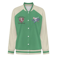 Cargar imagen en el visor de la galería, Chaqueta universitaria de béisbol para mujer SDS2507 personalizado con patrón foto texto (impresión de imagen única)