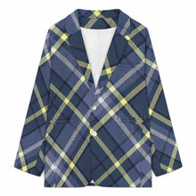 Cargar imagen en el visor de la galería, Chaqueta de traje formal para hombre Z34W personalizado con patrón foto texto (impresión de imagen única)