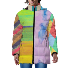 Cargar imagen en el visor de la galería, Chaqueta acolchada de algodón con cremallera para mujer MWL516 personalizado con patrón foto texto (impresión de imágenes múltiples)