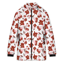 Cargar imagen en el visor de la galería, Chaqueta acolchada de algodón con cremallera para mujer MWL516 personalizado con patrón foto texto (impresión de imagen única)