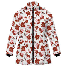 Cargar imagen en el visor de la galería, Chaqueta acolchada de algodón con cremallera para mujer MWL516 personalizado con patrón foto texto (impresión de imagen única)