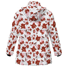 Cargar imagen en el visor de la galería, Chaqueta acolchada de algodón con cremallera para mujer MWL516 personalizado con patrón foto texto (impresión de imagen única)