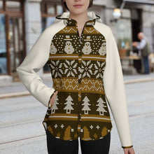 Cargar imagen en el visor de la galería, Chaqueta Slim Fit para Mujer MWL478 personalizado con patrón foto texto (impresión de imagen única)