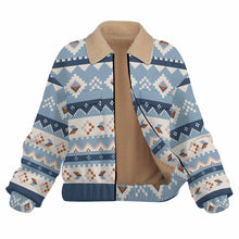 Cargar imagen en el visor de la galería, Chaqueta de mujer con doble cremallera MWL523 personalizado con patrón foto texto (impresión de imagen única)