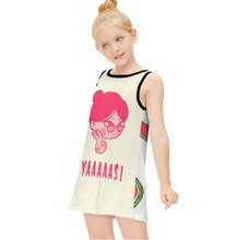 Cargar imagen en el visor de la galería, Vestido niña sin mangas ET018 personalizado con patrón foto texto (impresión de imágenes múltiples)