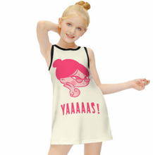 Cargar imagen en el visor de la galería, Vestido niña sin mangas ET018 personalizado con patrón foto texto (impresión de imágenes múltiples)