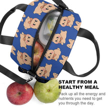 Cargar imagen en el visor de la galería, Lonchera Térmica Personalizada Tipo Bandolera | Bolsa de Almuerzo Crossbody