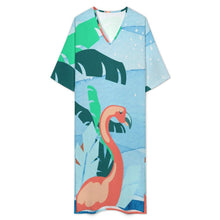 Cargar imagen en el visor de la galería, Caftán de Lino Personalizado para Mujer | Túnica Mediterránea