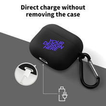 Cargar imagen en el visor de la galería, Funda protectora para auriculares Bluetooth Apple AirPods (3.ª generación) personalizada con foto y nombre
