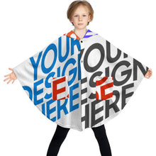 Cargar imagen en el visor de la galería, Manta con capucha para niños RTDP09 personalizado con patrón foto texto (impresión de imágenes múltiples)