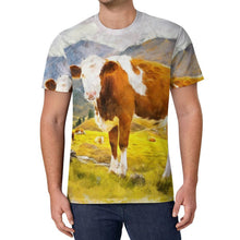 Cargar imagen en el visor de la galería, Camiseta Personalizada de Seda de Hielo para Hombre | Tu Diseño