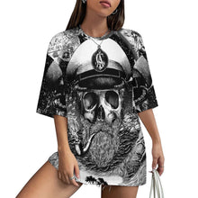 Cargar imagen en el visor de la galería, Camiseta Personalizada Algodón Oversize con Hombros Caídos