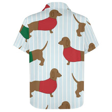Cargar imagen en el visor de la galería, Camisa Elástica con Cuello Mao para Hombre | Personalizable con Diseño