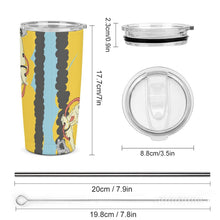 Cargar imagen en el visor de la galería, Vaso de Viaje Acero Inoxidable 304 Personalizable | Térmico con Pajita