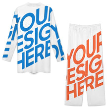 Cargar imagen en el visor de la galería, Conjunto de cuello alto saudí B24TZ personalizado con patrón foto texto (impresión de imagen única)