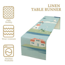 Cargar imagen en el visor de la galería, Camino de Mesa de Lino Personalizado | El Eje de Tu Decoración