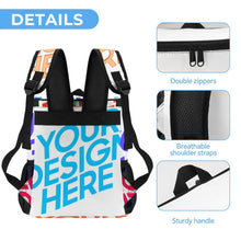 Cargar imagen en el visor de la galería, Mochila Ice Pack 0536 personalizado con impresión completa de múltiples imágenes con Foto Logo Patrón Texto
