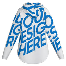 Cargar imagen en el visor de la galería, Chaqueta Slim Fit para Mujer MWL478 personalizado con patrón foto texto (impresión de imagen única)