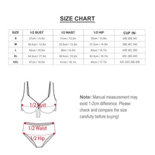 Cargar imagen en el visor de la galería, Bikini Retro de Cintura Alta Personalizado (Lazo Frontal)