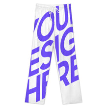 Cargar imagen en el visor de la galería, Pantalones de dormir sueltos para hombre LM071 talla S-5XL personalizado con patrón foto texto (impresión de imagen única)