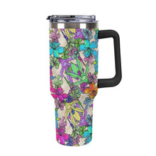 Cargar imagen en el visor de la galería, Vaso Térmico Gigante Personalizado de 40oz en Acero Inoxidable con Pajita