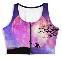 Cargar imagen en el visor de la galería, Chaleco Yoga Cremallera Personalizable | Top Deportivo Mujer con Almohadillas