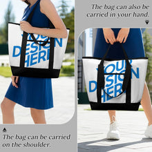 Cargar imagen en el visor de la galería, Bolsa Tote Térmica de Gran Capacidad XB0601064 personalizado con patrón foto texto (impresión de imagen única)