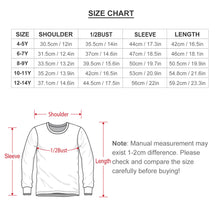 Cargar imagen en el visor de la galería, Conjunto de pijama de manga larga con cuello redondo para niños LM126 personalizado con patrón foto texto (impresión de imagen única)