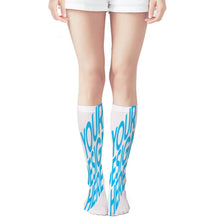 Cargar imagen en el visor de la galería, Calcetines de moda unisex con 2 largos disponibles (46 cm, 60 cm) personalizado con patrón foto texto