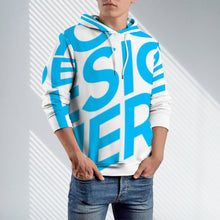 Cargar imagen en el visor de la galería, Sudadera holgada unisex sin bolsillos AMZ personalizado con patrón foto texto (impresión de imagen única)