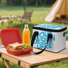 Cargar imagen en el visor de la galería, Bolsa de almuerzo / Bolsa térmica portátil personalizado con patrón foto texto