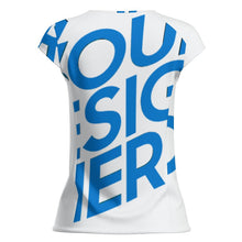 Cargar imagen en el visor de la galería, Camiseta Deportiva de Secado Rápido para Mujer MWL547 personalizado con patrón foto texto