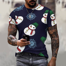 Cargar imagen en el visor de la galería, Camiseta de Algodón para Hombre Personalizada con Impresión Integral