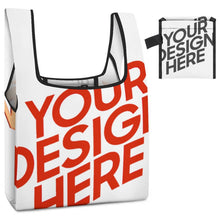 Cargar imagen en el visor de la galería, Bolsa de Compras Plegable / Bolsa Tote Plegable XB0601017 personalizado con patrón foto texto (impresión de imágenes múltiples)