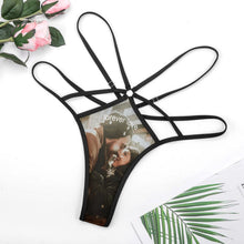 Cargar imagen en el visor de la galería, Tanga Personalizada de Malla Transparente | Lencería Sexy con Foto | G-String