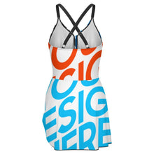 Cargar imagen en el visor de la galería, Trajes de baño moldeadores de cuerpo completo para mujer SDS515 Personalizado con Foto Logo Patrón Texto (impresión de imágenes múltiples)