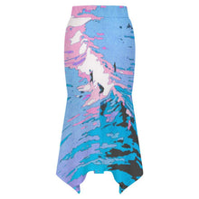Cargar imagen en el visor de la galería, Bell-shaped Hemmed Skirt Ocean Summer
