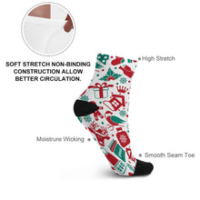 Cargar imagen en el visor de la galería, Calcetines Personalizados con Talón y Punta Negros | Diseño Único
