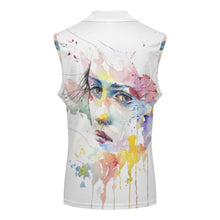 Cargar imagen en el visor de la galería, Polo Sin Mangas Mujer Personalizable | Tejido Malla Transpirable