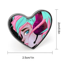Cargar imagen en el visor de la galería, Pin Metálico Personalizado con Forma de Corazón
