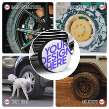 Cargar imagen en el visor de la galería, Cubierta para llantas neumático de tela Oxford protector de rueda resistente QC1103000 Personalizado Personalizada con Foto, Texto o Logo