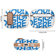 Cargar imagen en el visor de la galería, Funda para Apple AirPods Pro 2 (Banda Electrochapada) totalmente impresa personalizado con patrón foto texto