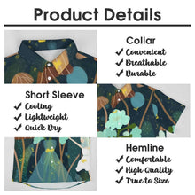 Cargar imagen en el visor de la galería, Camisa Algodón Personalizable Manga Corta con Cuello y Bolsillo