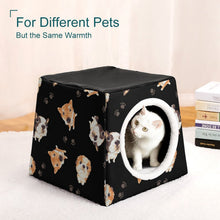 Cargar imagen en el visor de la galería, Cama para Gato Tipo Cápsula Espacial | El Refugio Anti-Estrés